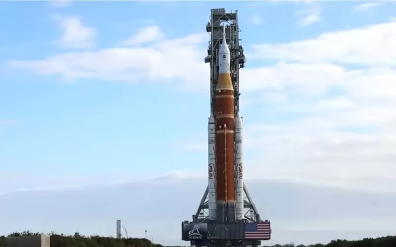 НАСА,полет до Луната,Artemis II,Space Launch System,ракета SLS,лунна мисия,астронавти,космическа програма